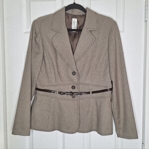 Jade Blazer Dress Belted Jacket Suit 10